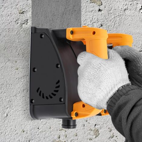 Rabot électrique pour murs, Ponceuse murale et béton - 1000-4000r/min - Puissance : 1200 W - pour pelleter les murs de mastic