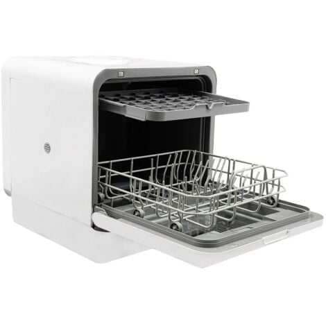 Lave-Vaisselle De Table 42x36x46cm - Fonction Chauffage 70°C, 1500W, Économie D'Eau - Pour Appart, Camping-Car, Dortoir