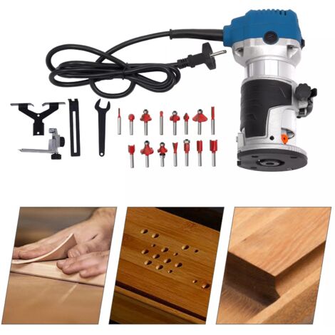 Défonceuse électrique Oxeo 1200W + 6 Fraises – Set Complet Pour Bois
