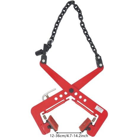 Pince De Levage Plaque Acier 500kg - Pour Bordures Et Pierres 33-70cm