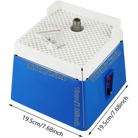 Mini Meuleuse à Eau Pour Verre Et Céramique - 220V, 4200 Tr/min, Avec Meule Diamant MCBL58, Table De Travail 165x165 Mm