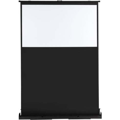 Écran de projection 60"16:9, portable, hauteur réglable, Toile de projection autoportant pour salle de projection domestique, salon, chambre à coucher, salle de jeux, salle de réunion (133 x 75 cm)