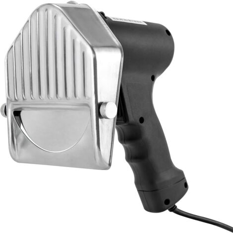 120 W Coupe-kebab électrique, Professionnel Couteau à kebab, Couteau gyroscopique Pour barbecue turc, épaisseur de coupe réglable 0-10mm diamètre de la lame 12cm, noir