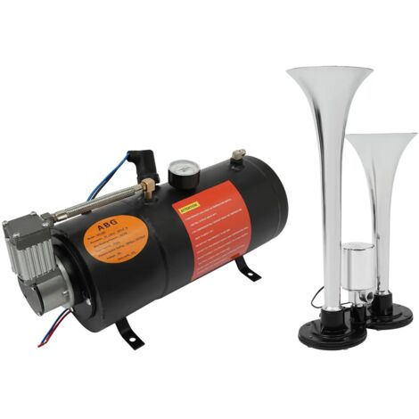 Compresseur d'air avec réservoir réservoir D'air compresseur pompe pour Train Camion Air Train Horn kit (1/5)