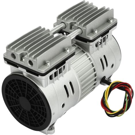 Portables Pompe à Vide sans Huile,550w Compresseurs d'air électriques, en Cuivre Pur pour sans Huile Laboratoire, 125 l/min Low Noise Compressor (1/5)