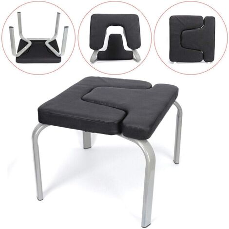 Tabouret De Yoga Inversion – Support Tête & Épaules, Banc Yoga Robuste 200 Kg, Blanc
