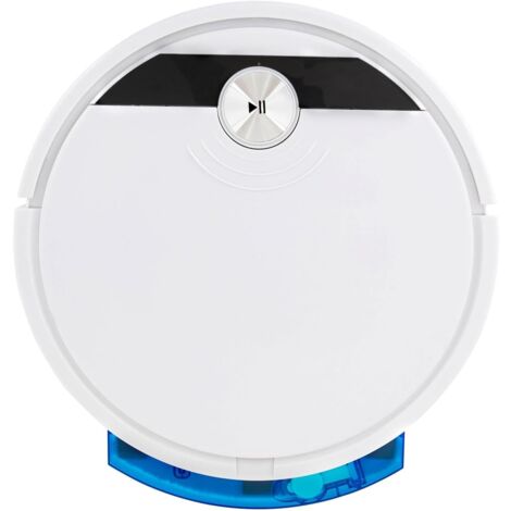 RS800 aspirateur robot avec fonction de balayage station D'aspiration balayage / aspiration / nettoyage balayeuse 3 en 1, balayeuse multifonction contrôle App Robot Aspirateur avec 1800Pa (blanc) (1/5)