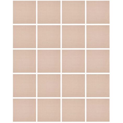 Lot De 20 Dalles De Moquette Imbriquées – Tapis De Sol Mousse Pelucheuse – 30x30 Cm – Avec Bordures – Bleu+Gris – Lavable En Machine – Protection Et Décoration