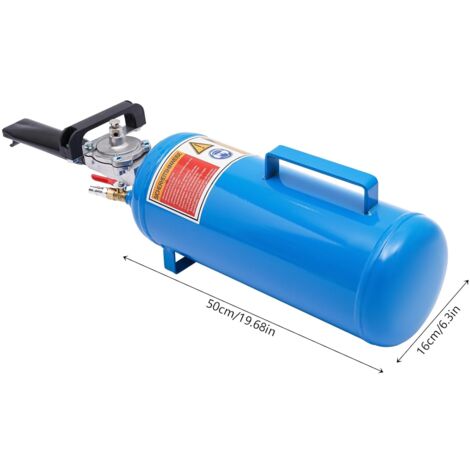 Gonfleur De Pneus Airbooster 8L 87-116 PSI - Booster Pour Voiture, Camion, Moto - Pompe à Pied