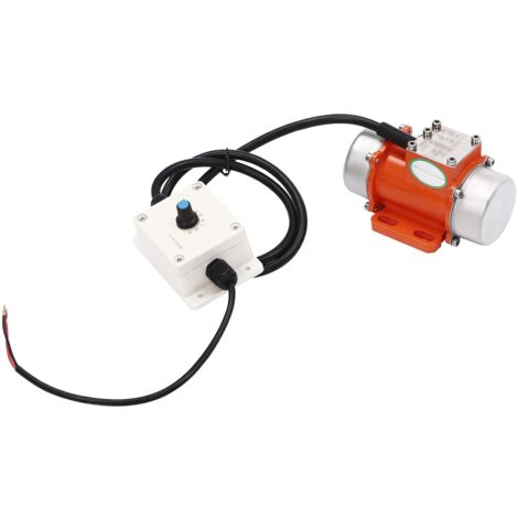 Moteur vibrant 50W avec régulateur de vitesse DC24V, 9 vitesses moteur vibrant 04000U/min moteur polyvalent pour L'exploitation minière métallurgie charbon électricité construction