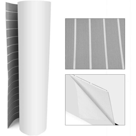 90 x 240 x 0,6 cm - Garniture de plafond en mousse EVA pour bateau, yacht, marin, revêtement de sol antidérapant avec dos adhésif (gris et noir 90 x 240 x 0,6 cm - Garniture de plafond en mousse EVA pour bateau, yacht, marin, revêtement de sol antidérapant avec dos adhésif (gris et noir