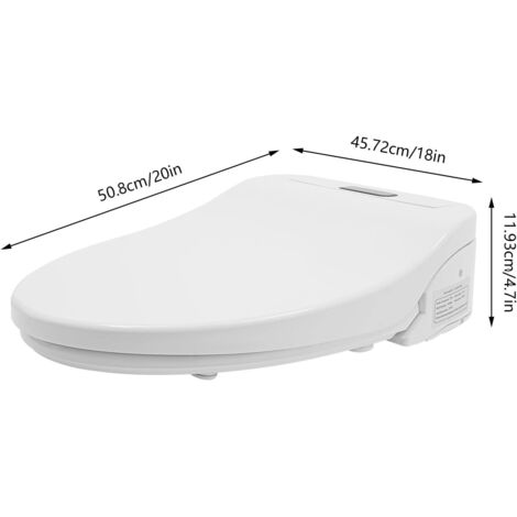 Siège De Toilette Bidet Électrique BB2000 - Eau Chaude, Sèche-Air Et Siège Chauffant - Neuf