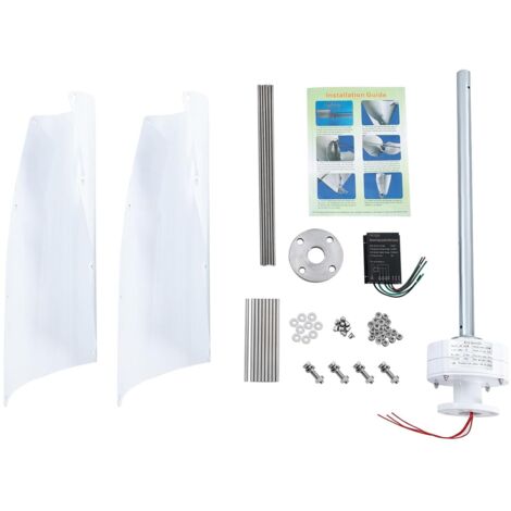Éolienne 600 W 220V - Générateur éolien Vertical Pour Maison, Bateau Ou éclairage Solaire, Kit Complet