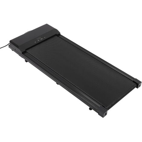 Tapis de course électrique pour maison, 0,75 CV, Tapis de course sous le bureau avec écran LED, télécommande et lubrifiant, charge jusqu'à 110 kg, noir (1/5)