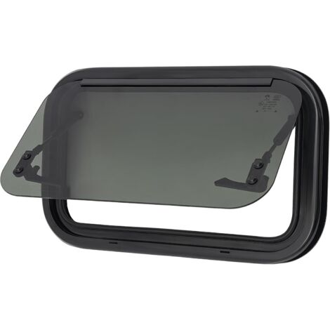 Fenêtre de camping-car avec moustiquaire, Fenêtre latérale, Protection solaire, Pour camping-car, caravane, remorque verticale, 500 x 300 mm