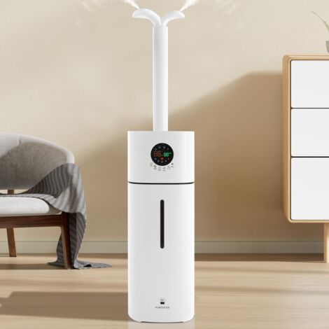 Humidificateur commercial 16L, Humidificateur d'air à ultrasons, Version intelligente pour la dé-bactérisation, Humidificateur à remplissage par le haut avec plusieurs modes d'humidité (1/5)