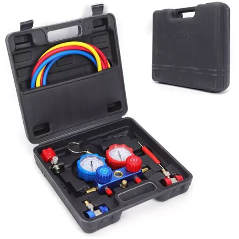 Jauge de climatisation pour kit de montage d'assistance à 2 voies pour R134a R22 R12 R404A R410A R502 (1/5)