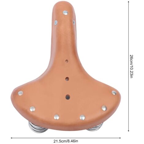 Selle de vélo ergonomique Gel Housse avec bande réfléchissante - TRAHOO