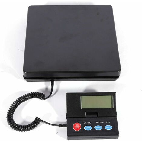Gojoy – Balance de cuisine électronique haute précision 50 kg – Capteur de précision 1 g – Écran LCD rétroéclairé – Dimensions 24,5 x 24,5 x 5 cm