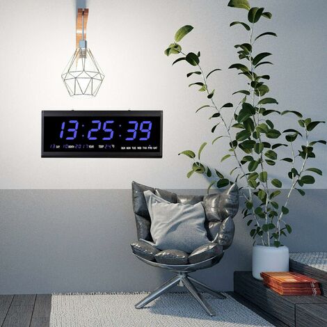 Réveil de bureau avec grands chiffres Calendrier Date Heure de la  température - Chine Horloge de bureau et le tableau horloge prix