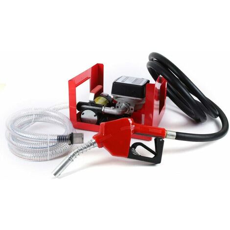 Gojoy – Pompe à gazole auto-amorçante 230 V – Débit 50 l/min – Puissance 200 W – Tuyau 4 m – Idéale pour réservoirs diesel et huile (1/5)