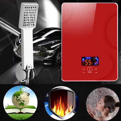 Kit Douche Avec Chauffe-eau électrique Instantané – Pour Caravane, Camping-car, Salle De Bain