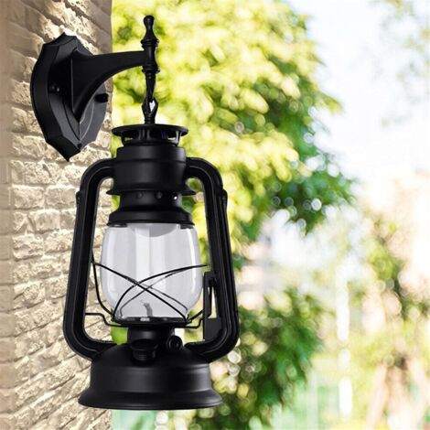 Ancienne Lanterne ALG – Lampe à pétrole / tempête noire