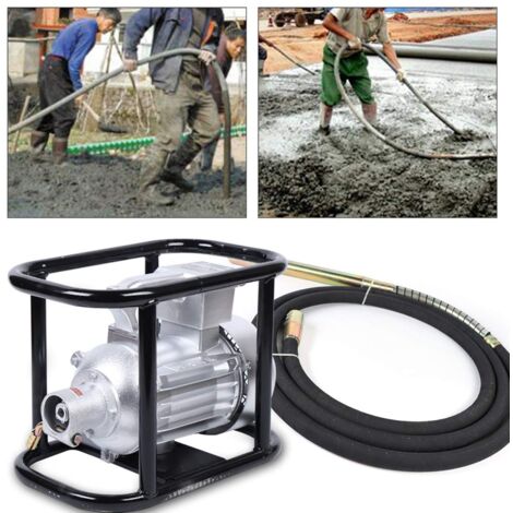 Gojoy – Vibreur à béton 1500W – Longueur de tuyau 6M – Moteur en cuivre 2840r/min pour élimination des bulles d'air – Construction et réparation