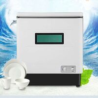 Gojoy – Mini lave-vaisselle 1500 W – Lave-vaisselle de table entièrement automatique – 41-60 l – Pulvérisateur rotatif – 220 V – Dimensions 42 x 38 x 46 cm