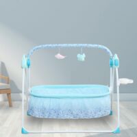 Gojoy – Berceau électrique pour bébé 25 kg – Lit pliant avec Bluetooth – Balançoire automatique 5 vitesses – Fonction sommeil avec 12 mélodies