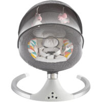 Gojoy – Transat bébé électrique avec musique Bluetooth – Support en alliage d'aluminium – Inclinaison ergonomique – Facile à transporter