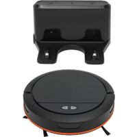Aspirateur Robot Aspirateur 3-en-1 Robot fonctions balayage aspiration et nettoyage balayeuse sans fil avec contrôle APP 120 min D'autonomie pour les poils D'animaux tapis et sols durs (noir)