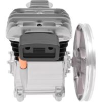 2HP Compresseur d'air comprimé, Tête de compresseur d'air avec 2 cylindres, Tête de compresseur d'air avec poulie max. 10 bar, Pour les industries telles que l'électronique, l'ingénierie