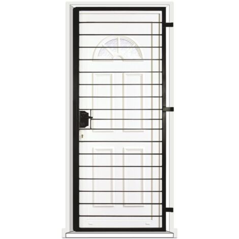 Grille porte Lagune -1 vantail pour encadrure H=210 cm x L=90 cm (côte tableau) (1/2)