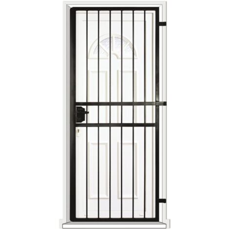 Grille porte Droite -1 vantail pour encadrure H=220 cm x L=90 cm (côte tableau) (1/2)
