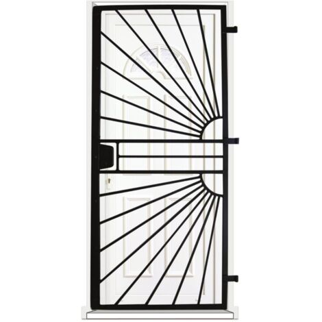 Grille porte Soleil -1 vantail pour encadrure H=230 cm x L=100 cm (côte tableau) (1/2)