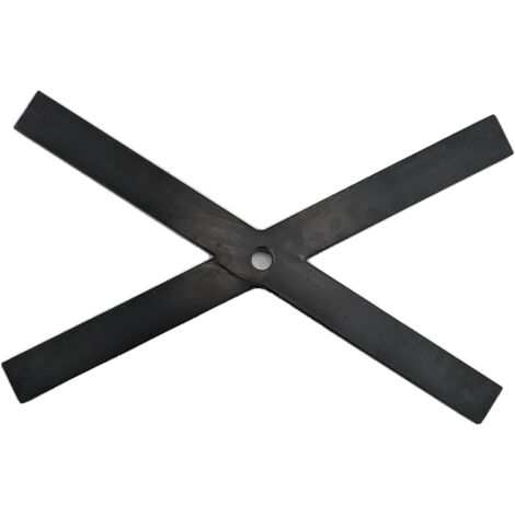 Clé de tirant 600 x 50 mm - Croix de chainage saint André (1/4)