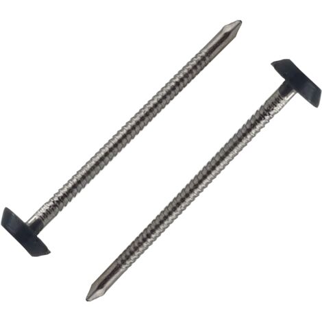 Pointes tête plastifiée 3.20 x 50 mm Anthracite – RAL 7016 – Boite 100 pièces (1/3)
