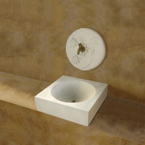 Evier vasque béton – Couleur Champagne RAL 1733 – Pour extérieur (1/3)