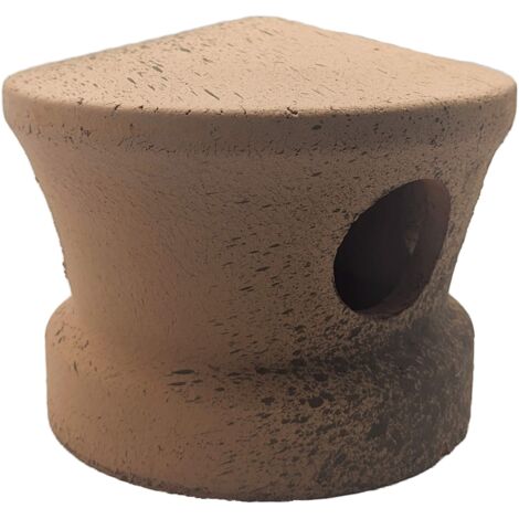 Lanterne rouge-noir Chapeau Ventilation tuile douille Passage d 100 mm