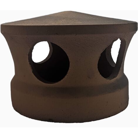 Lanterne rose-noir Chapeau Ventilation tuile douille Passage d 150 mm