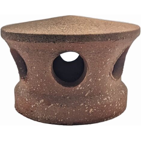 Lanterne rouge-blanc-noir Chapeau Ventilation tuile douille Passage d 125 mm
