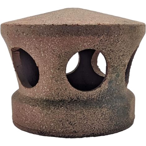 Lanterne rouge-noir-blanc Chapeau Ventilation tuile douille Passage d 100 mm