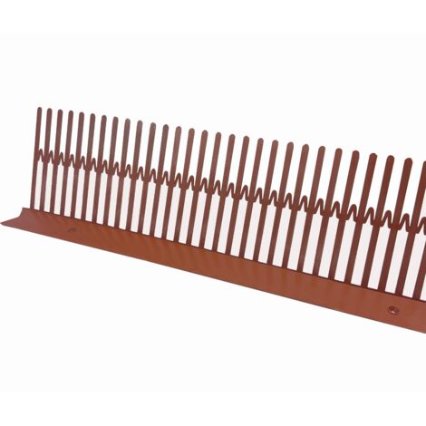 10 Closoirs – Polypropylène 10x100 cm rouge - Pare moineau - Ral 8004 (1/5)