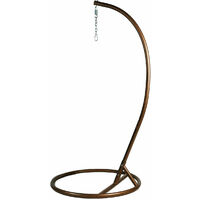 Hanging Egg Chair Stand for Patio Garden Indoor Outdoor Hammock Swing chair stand Brown