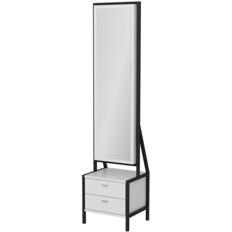 Joyero Con Cajón Móvil Y Espejo Color Blanco (1/5)