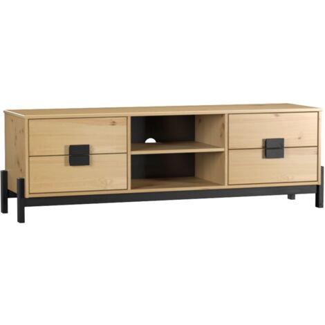 Mesa Television 4 Cajones De Madera De Pino (1/3)