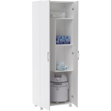 Armario Hogar 2 Puertas 183X72X35Cm Blanco (1/3)