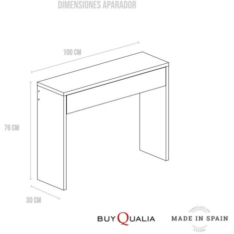 Consola 1 Cajon 76X100X30Cm Cerezo (1/4)