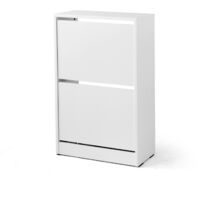 Zapatero 2 Puertas Corrediza 83X51X26 Blanco